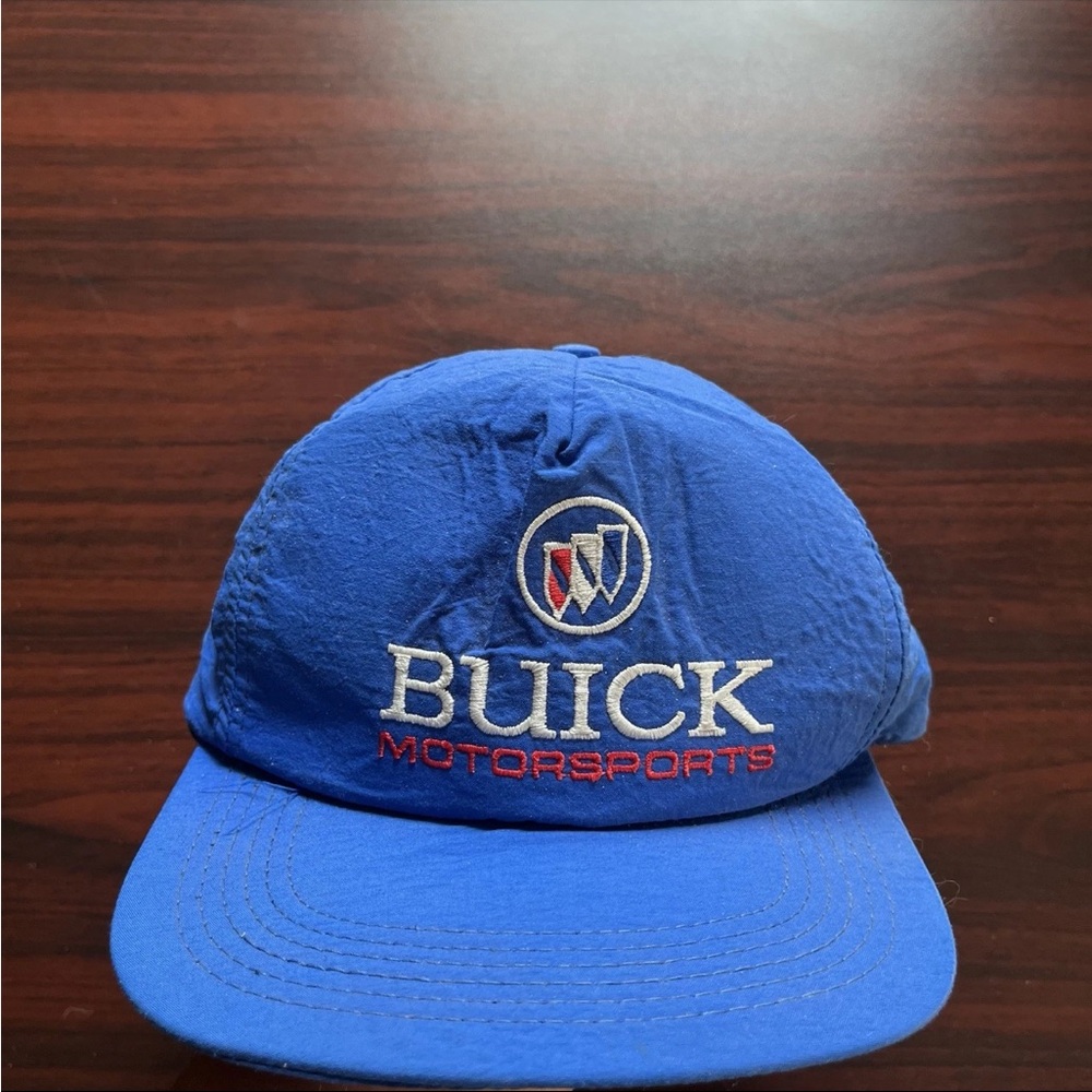 Vintage Buick Motorsports Cap Hat Grand National Era Snapback 1980s NASCAR
